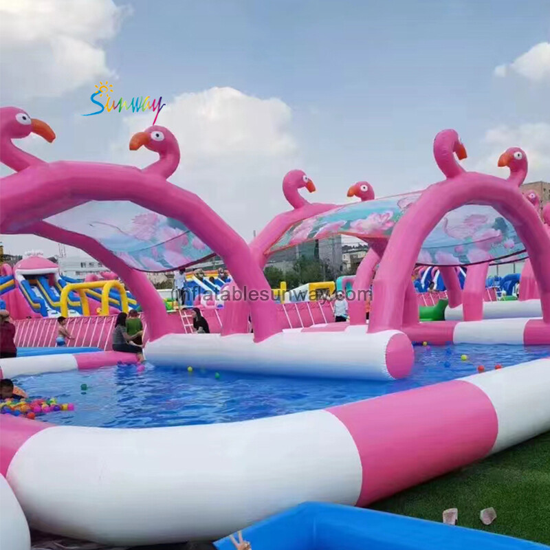 Inflatable water park